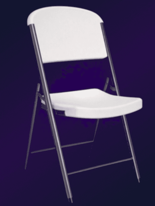White Folding Chair party rental